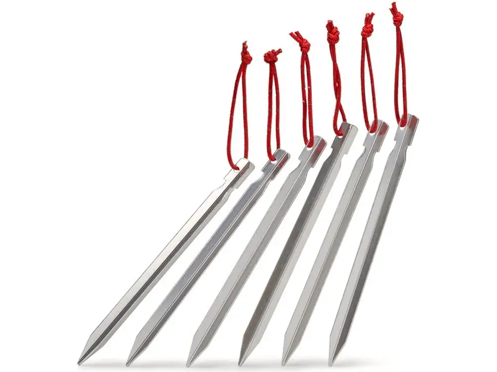Rockland - Śledzie do namiotu Reflective Pegs - 18 cm - Aluminiowe - 6 szt Oferta limitowana