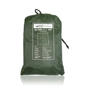 Wysoka jakość Tarp DD Hammocks 3x3 PRO - Olive green
