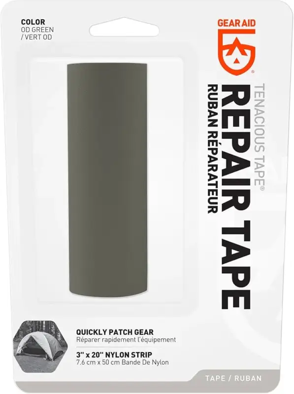 Zestaw Łatek Naprawczych - GearAid TENACIOUS TAPE® - Repair Tape Green Nylon Oferta