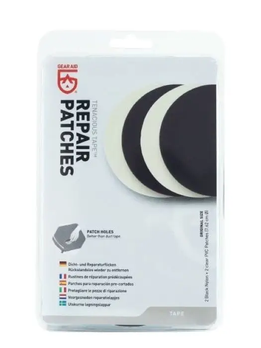 Szybka dostawa Zestaw Łatek Naprawczych - GearAid TENACIOUS TAPE® - Repair Tape Patches