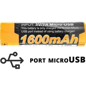 Akumulator Fenix USB ARB-L14U (14500 1600 mAh 1,5 V) Ostatnia szansa