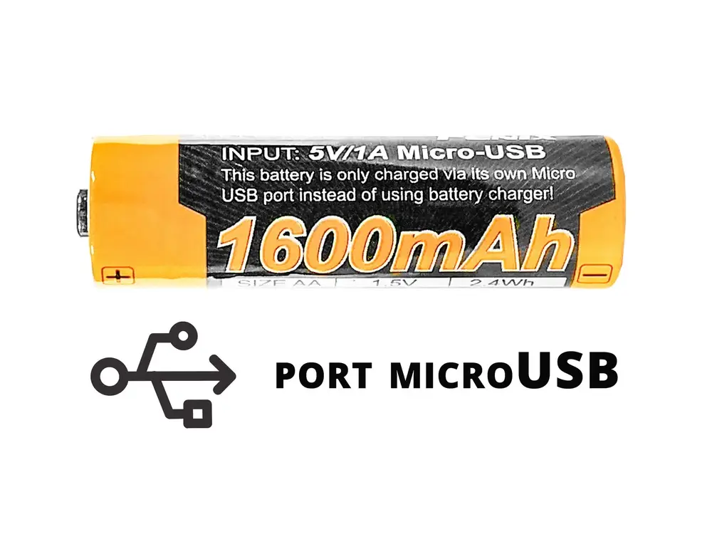 Akumulator Fenix USB ARB-L14U (14500 1600 mAh 1,5 V) Ostatnia szansa