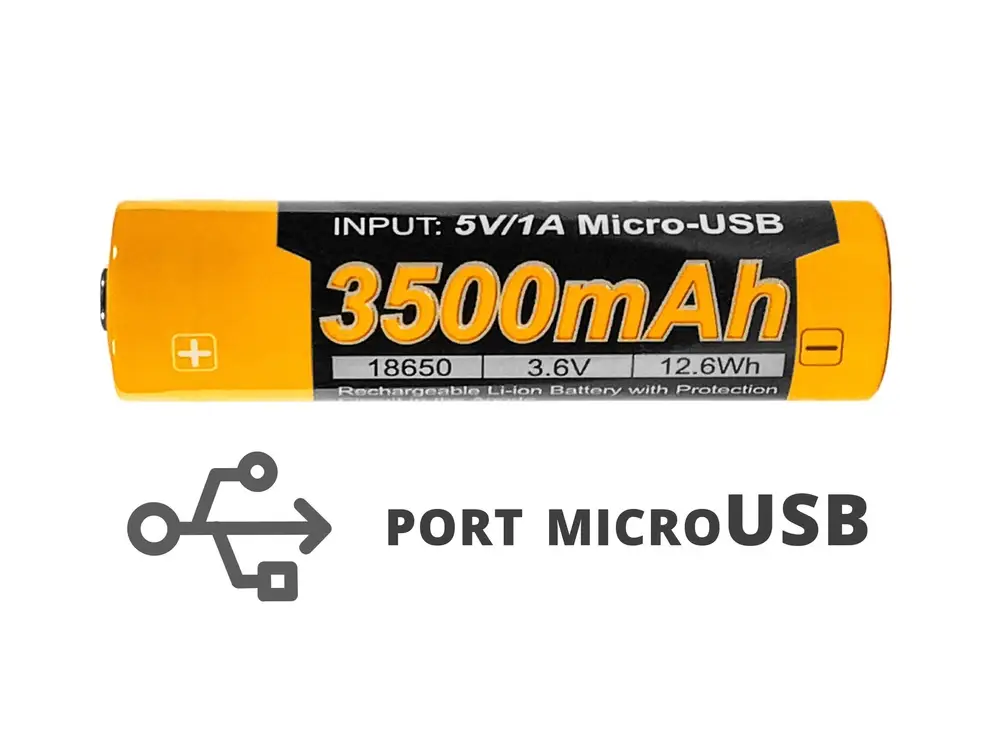 Akumulator Fenix USB ARB-L18U (18650 3500 mAh 3,6 V) Dostępne od ręki