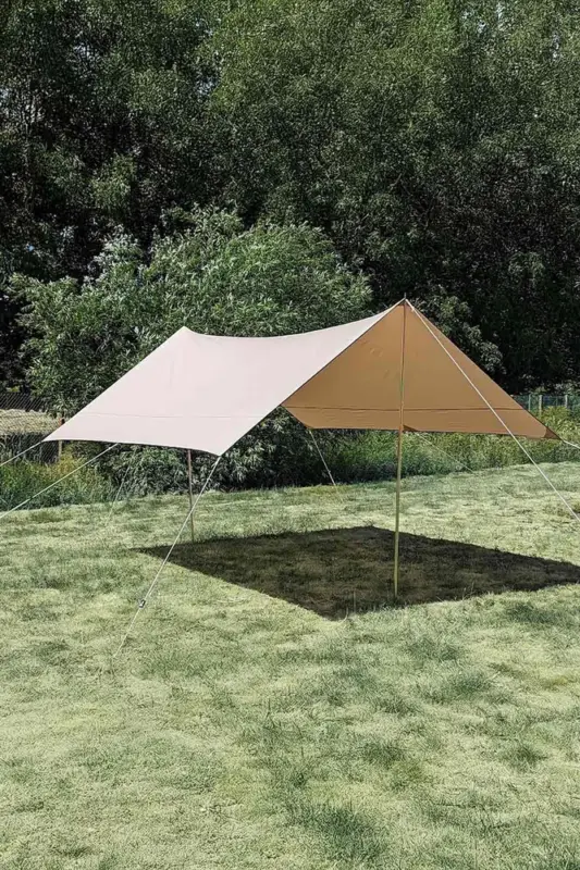 CanvasCamp - Płachta Biwakowa Polibawełniana kwadratowa - 3.8 m Dostępne od ręki