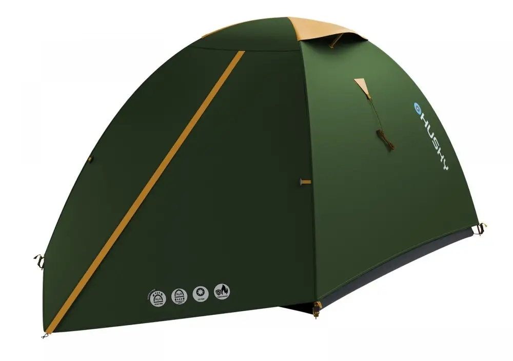 Cena promocyjna Husky - Namiot turystyczny BIZAM 2 - classic green