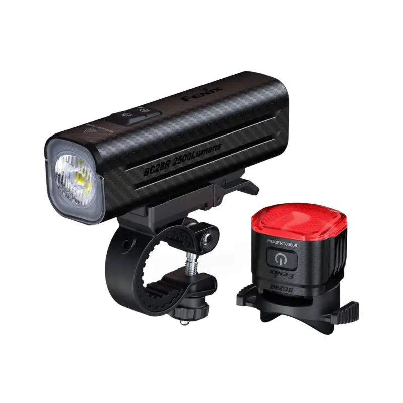 Ostatnie sztuki Lampa rowerowa Fenix BC28R - zestaw tył i przód