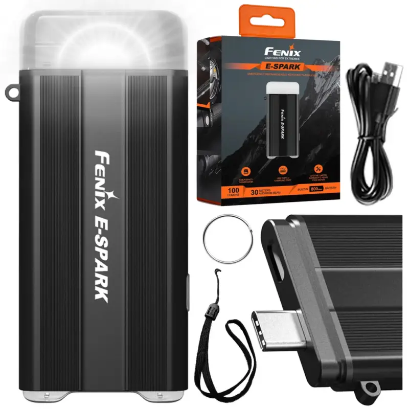 Latarka z powerbankiem Fenix E-SPARK Hit sprzedaży