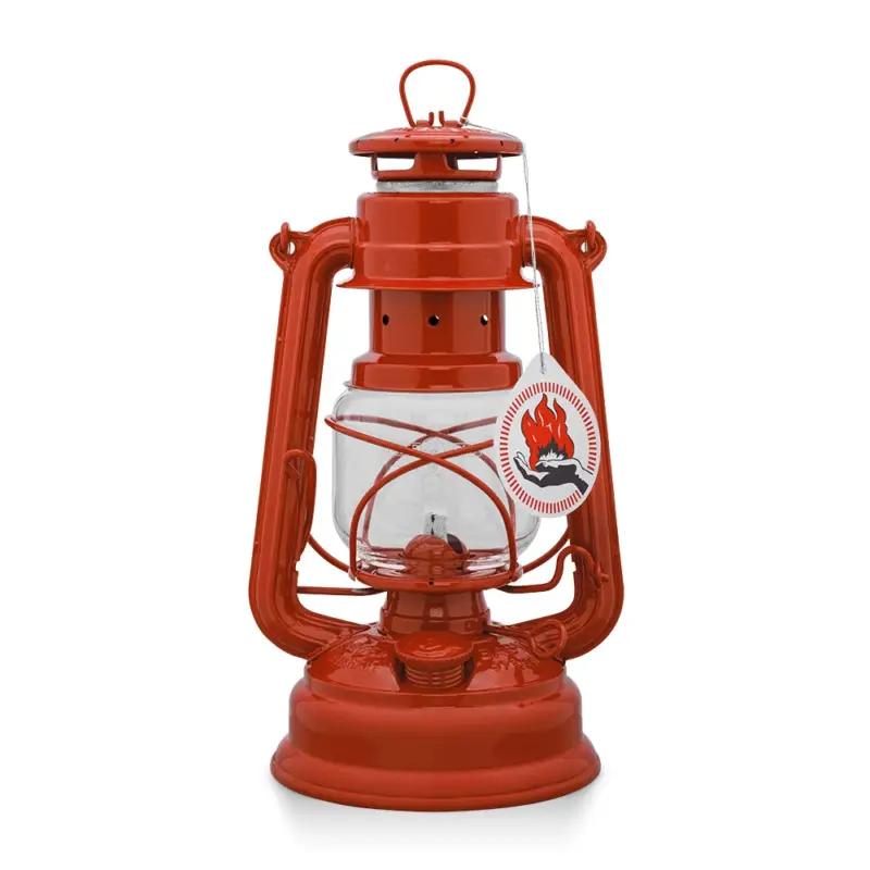 Wyjątkowa oferta Lampa naftowa - Feuerhand Hurricane Lantern 276 - Brick Red