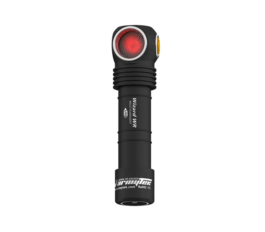 Bestseller Latarka wielozadaniowa Armytek Wizard C2 WR Magnet USB (white/red)