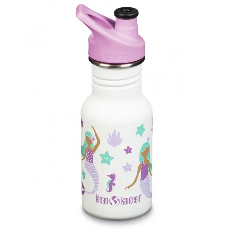 Łatwy zwrot Butelka Kid Klean Kanteen Classic (mit Sport Cap) 355ml Mermaids