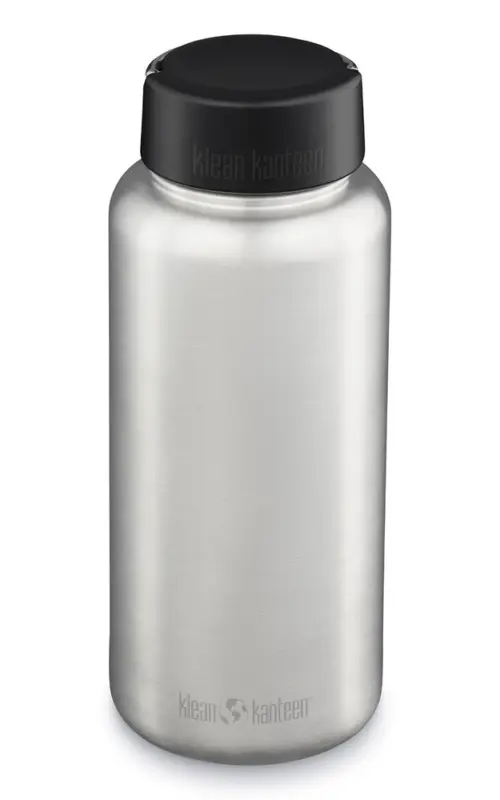 Butelka Klean Kanteen Wide (mit Wide Loop Cap) 1182 ml Brushed Stainless Super okazja