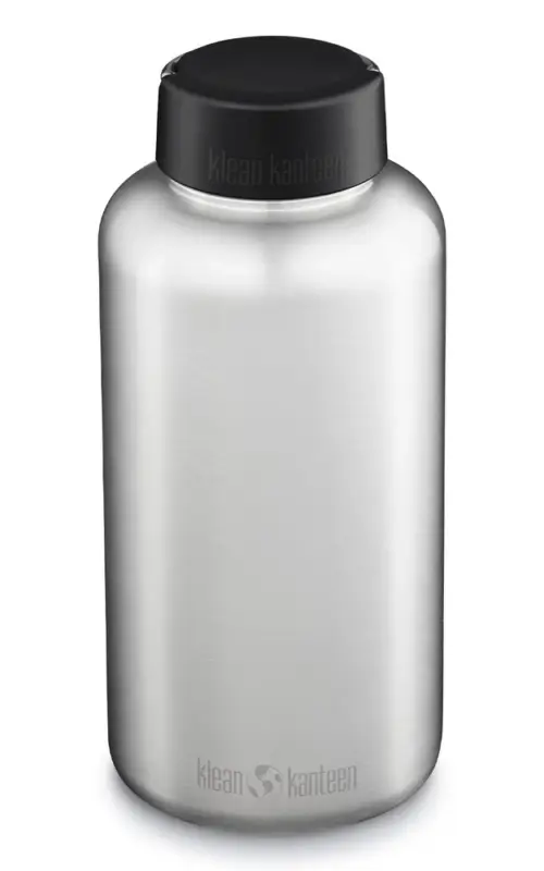 Butelka Klean Kanteen Wide (mit Wide Loop Cap) 1900 ml Brushed Stainless Szybka wysyłka