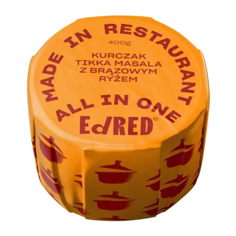 EdRed - Danie Kurczak Tikka Masala z Brązowym Ryżem 400 g Do wyczerpania zapasów