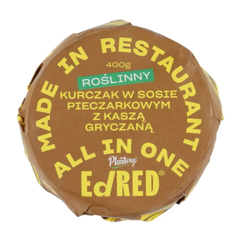 Nie przegap EdRed - Danie Roślinny kurczak w sosie pieczarkowym z kaszą gryczaną 400 g