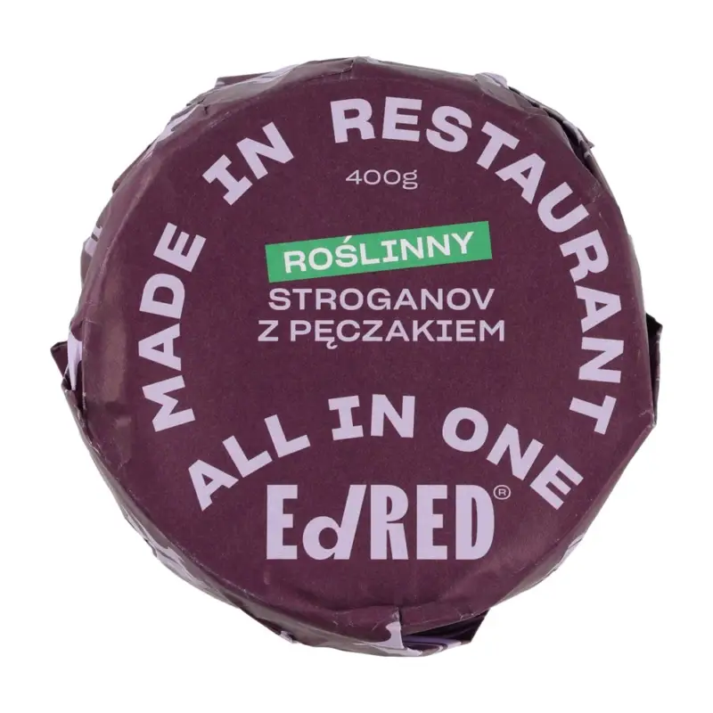 Taniej EdRed - Danie Roślinny Stroganov z kaszą pęczak 400 g