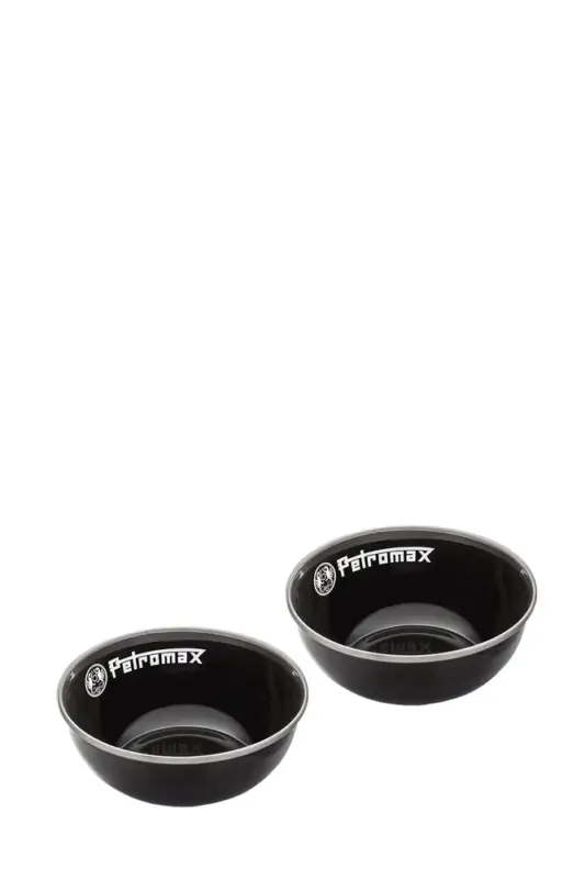 Nowy Emaliowane Miski Petromax 160 ml (2 szt) Czarne