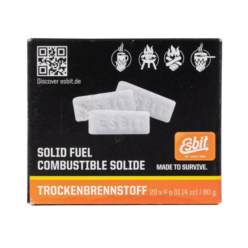 Esbit - Paliwo w kostkach Solid Fuel Tablets 20 x 4g Zamów dziś