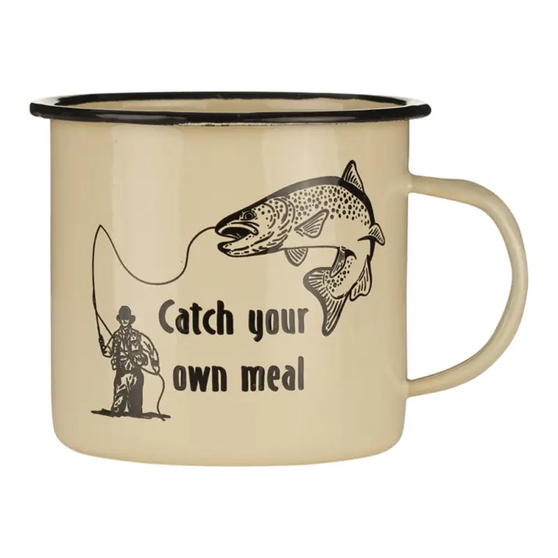 Fosco Industries - Kubek emaliowany - Catch your own meal Wyprzedaż
