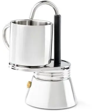 Kawiarka GSI Glacier Mini Espresso Set 1 Cup Set Hit sprzedaży