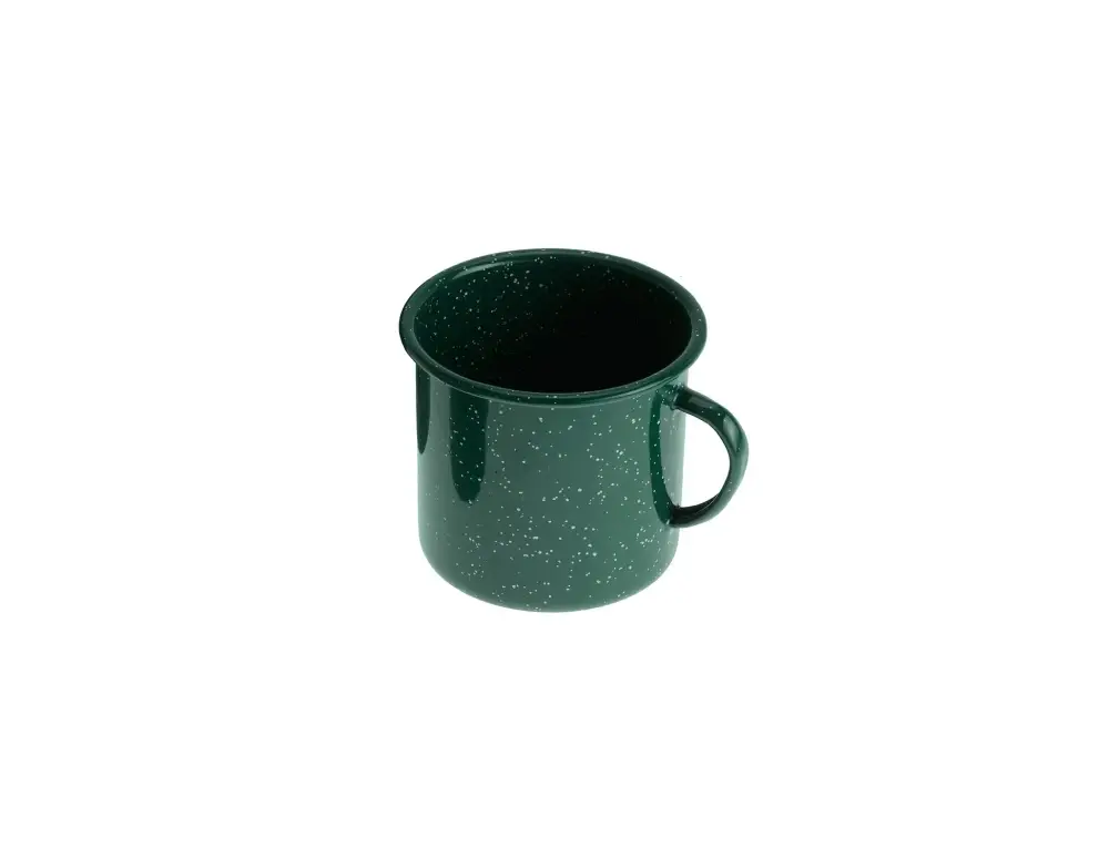 Kubek traperski emaliowany - GSI CUP 12 FL - green Ostatnie sztuki