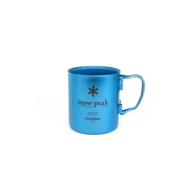 Kubek tytanowy - Snow Peak Titanium Single Cup 450 - Fresh Water Blue Promocja