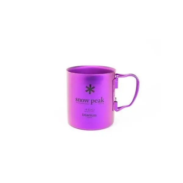 Ostatnie sztuki Kubek tytanowy - Snow Peak Titanium Single Mug 450 - Purple