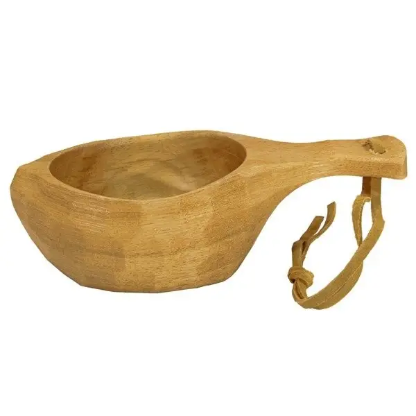 Kuksa w stylu nordyckim - duża - Ręcznie robiona Cena promocyjna