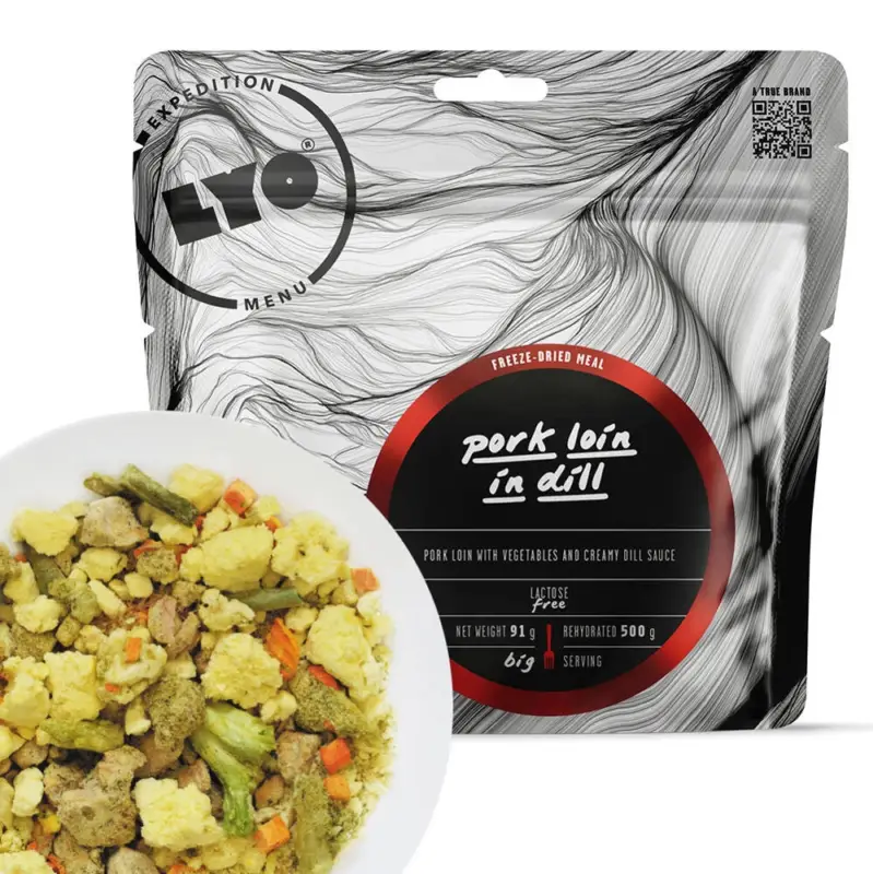 Zamów teraz Lyo Food Expedition - Racja żywnościowa liofilizowana - Schab w sosie koperkowym z ziemniakami 500g
