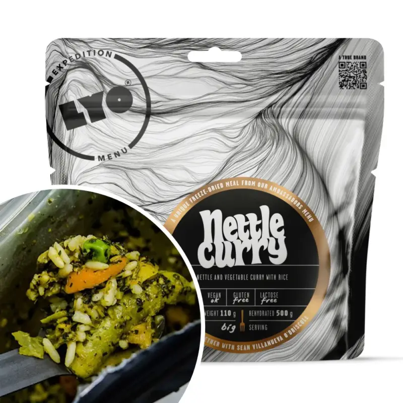 LYOFOOD Expedition - Racja żywnościowa liofilizowana - Curry z pokrzywą - 500 g Popularny