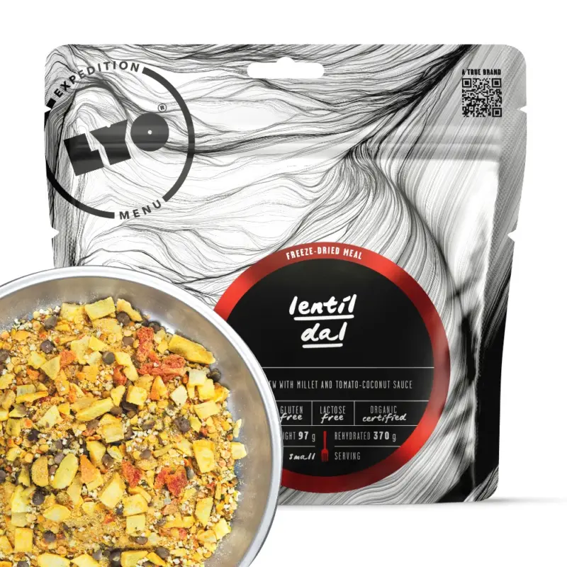 LYOFOOD Expedition - Racja żywnościowa liofilizowana - Eko Dal soczewicowy - 370 g Ostatnie sztuki