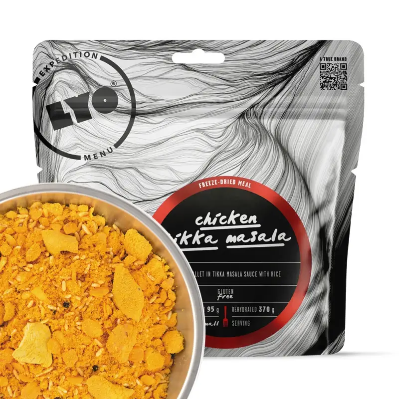 Oferta czasowa LYOFOOD Expedition - Racja żywnościowa liofilizowana - Kurczak Tikka Masala 370g