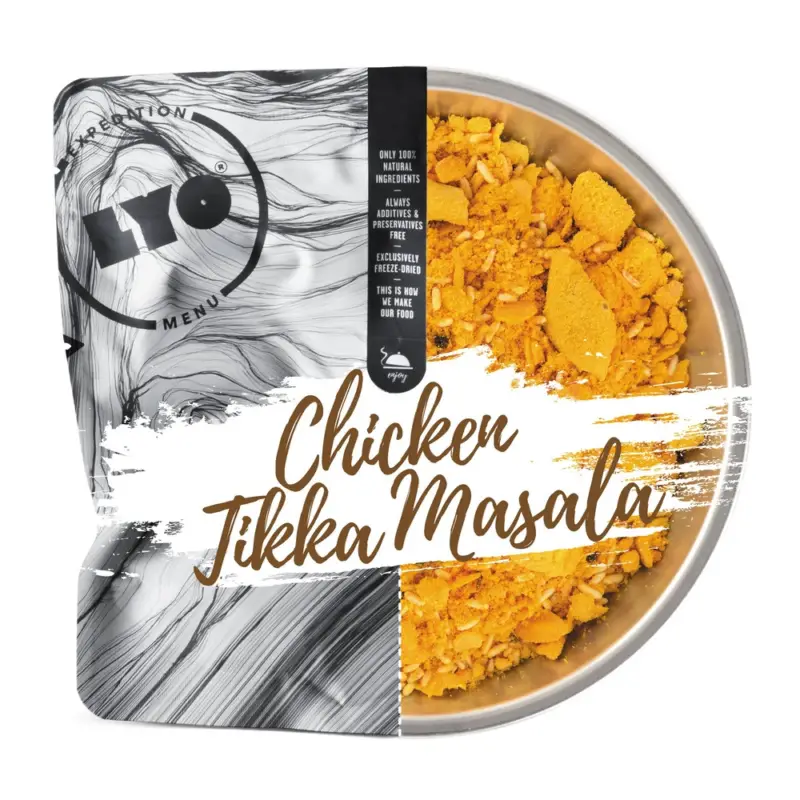LYOFOOD Expedition - Racja żywnościowa liofilizowana - Kurczak Tikka Masala 500g Zamów dziś