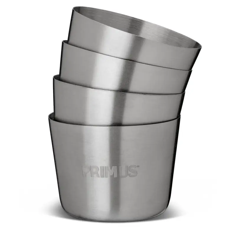 Premium Primus - Kieliszki stalowe zestaw 4szt