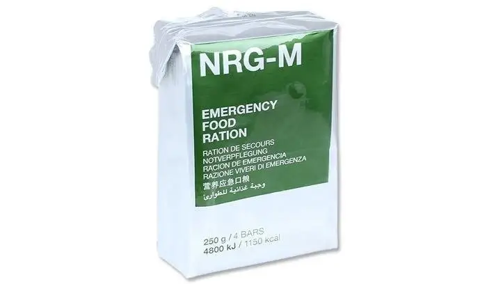 Dostępne od ręki Racja żywnościowa survivalowa NRG-M Emergency Food Ration