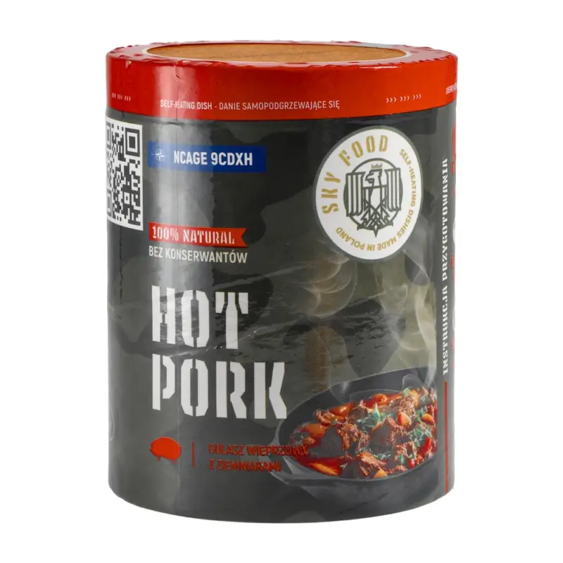 Obniżka ceny SKYFOOD - Danie samopodgrzewające Gulasz wieprzowy z ziemniakami 400 g