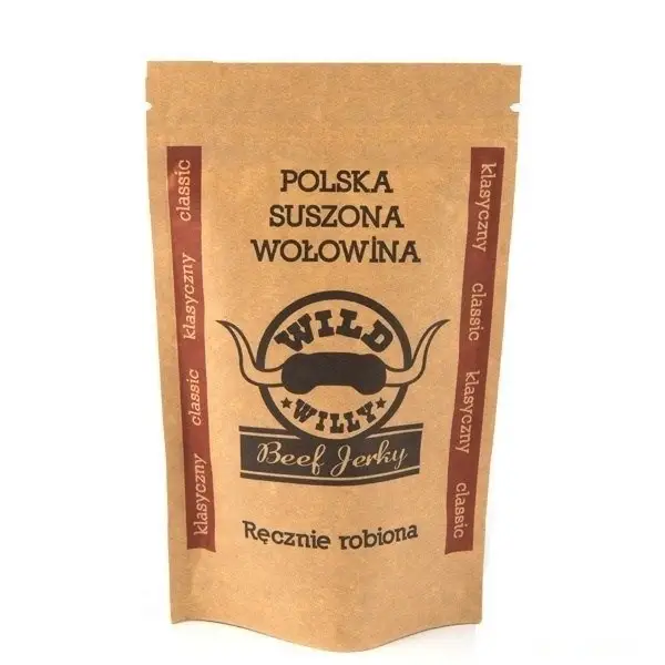 Oferta Suszona Wołowina Beef Jerky - Wild Willy - Classic - Duża paczka 50g