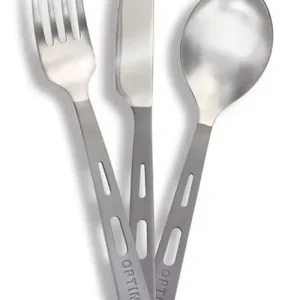Sztućce turystyczne tytanowe - Optimus Titanium 3-Piece Cutlery Set Super okazja