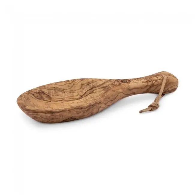 Talerzyk - płaska miseczka z drewna oliwnego 23 cm - Petromax - ręcznie robiona Taniej