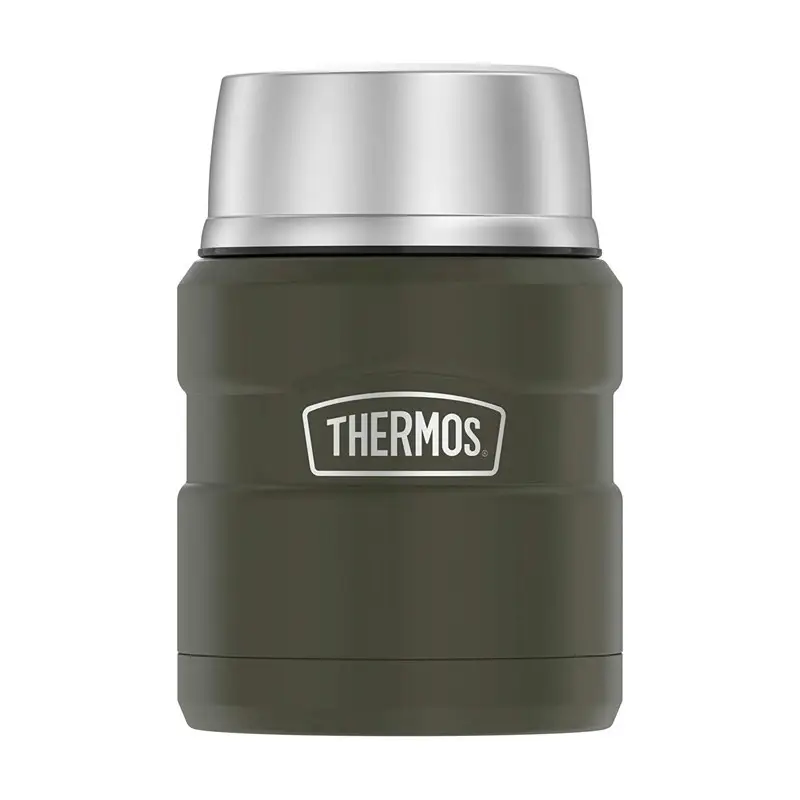 Szybka dostawa Termos obiadowy z łyżką i kubkiem Thermos Style 0,47L - Army Green