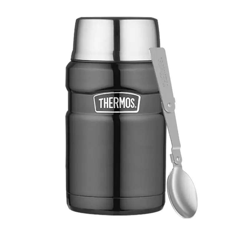 Wyprzedaż Termos obiadowy z łyżką i kubkiem Thermos Style 0,71L - szary matalik