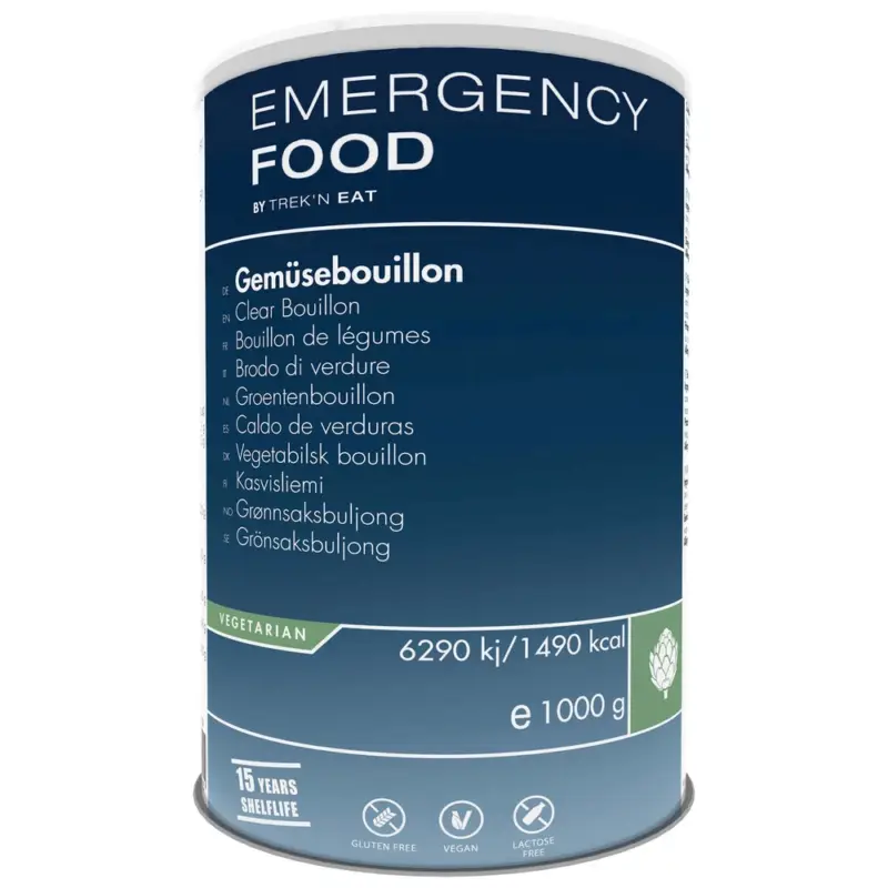 Trek'n Eat - Emergency Food - Bulion warzywny 1000g (236 porcji) Okazja