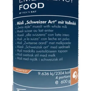 Bezpieczna płatność Trek'n Eat - Emergency Food - Musli z mlekiem po szwajcarsku 600g (4 porcje)