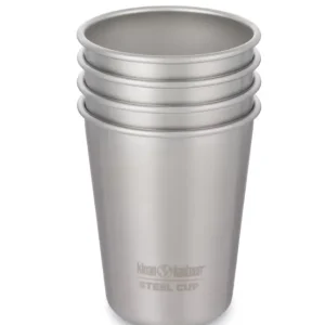 Zestaw 4 kubków stalowych Klean Kanteen Pint Cup 295 ml Brushed Stainless 4 szt. Tani