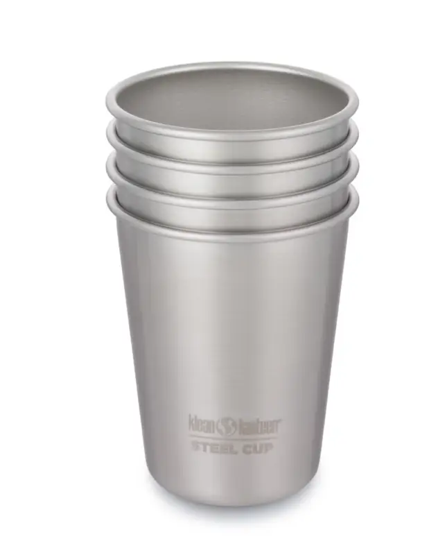 Zestaw 4 kubków stalowych Klean Kanteen Pint Cup 295 ml Brushed Stainless 4 szt. Tani