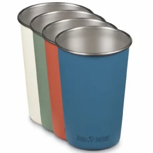 Zestaw 4 kubków stalowych Klean Kanteen Pint Cup 473 ml Parttake 4 szt. Tylko do końca tygodnia