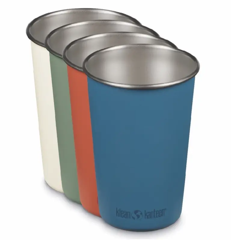 Zestaw 4 kubków stalowych Klean Kanteen Pint Cup 473 ml Parttake 4 szt. Tylko do końca tygodnia