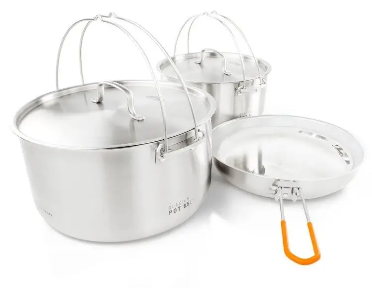 Zestaw do gotowania - GSI Outdoors Glacier Stainless Troop Cookset Oferta