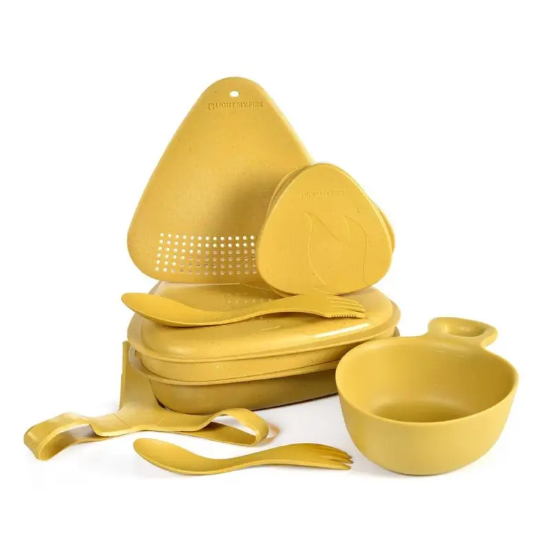 Zestaw turystyczny Light My Fire - Outdoor MealKit BIO - mustyyellow Taniej