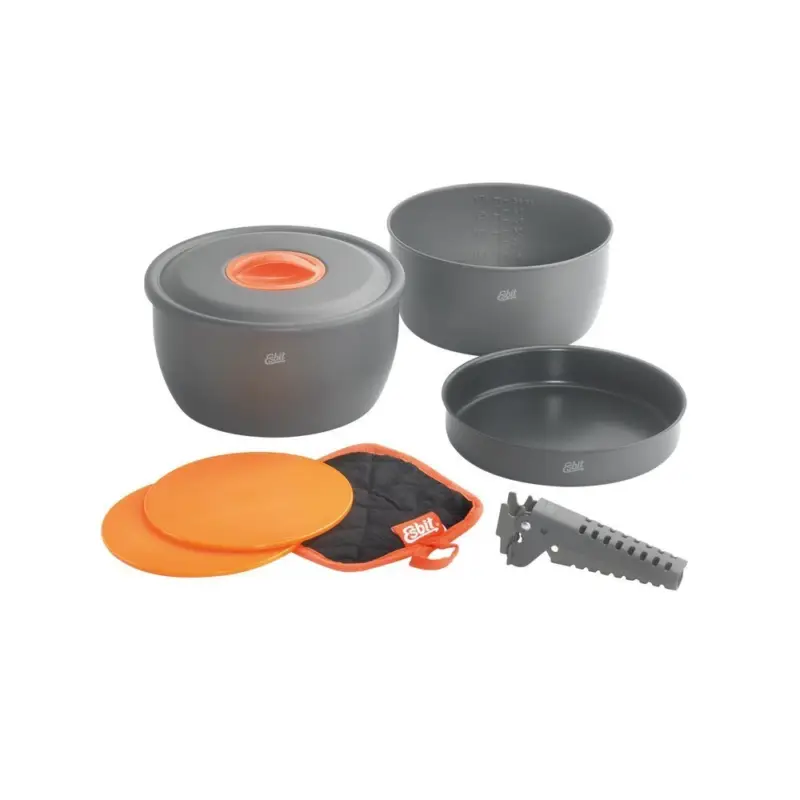 Esbit - Zestaw naczyń turystycznych do gotowania Cookware - CW2500HA Łatwy zwrot