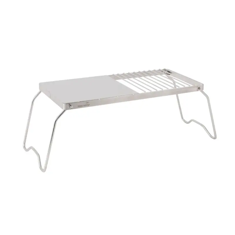 Hit sprzedaży Grill turystyczny ruszt na ognisko Easy Camp Campfire Grill Trivet - silver